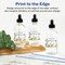 Avery Glossy Clear Rectangle Labels with Sure Feed, 1.5" x 2.75"